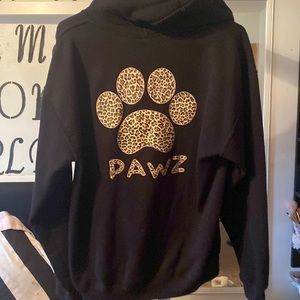NWOT PAWZ Cheetah Hoodie